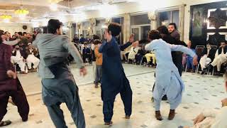 wazir boys pashto attan song in abbottabad czn wedding program Surgul katawazai Song 2021 [upl. by Ettolrahs]