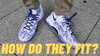 Kobe 8 Protro Court Purple On Feet Review [upl. by Lacim37]