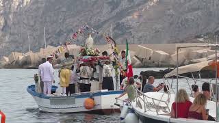 La processione della Madonna del Rotolo a Marettimo [upl. by Isleana]