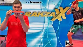 Накладка YASAKA Rakza XX Обзор инвентаря для настольного тенниса [upl. by Lezirg]