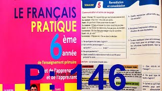 Le Français Pratique 6AEP Remédiation et Consolidation  Communication et Lecture  page  146 [upl. by Glenine]