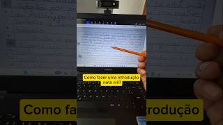 COMO FAZER UMA INTRODUÇÃO NOTA MIL [upl. by Emmer]