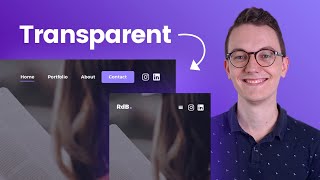 How to create a Transparent Header Menu in Wordpress with Elementor Pro [upl. by Bay]