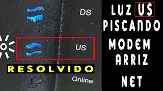 RESOLVIDO  Luz US Piscando Modem ARRIS [upl. by Macy134]