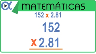 Multiplicación con punto decimal ejemplo 1 de 3  Aritmética  Vitual [upl. by Glinys516]