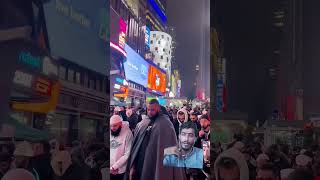 taraweeh in time square new york islamicstatus shortsvideo namaz islamicvideo shortvideo [upl. by Mcnally]