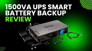 Tripp Lite SMART 1500LCD 1500VA UPS Smart Battery Backup Review [upl. by Rufford]