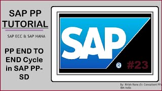 PP END TO END CYCLE  SD  PRODUCTION PLANNING  23  SAPSOLUTION  sapproductsandservices [upl. by Macswan119]