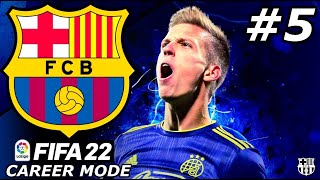 SIGNING DANI OLMO🔥 FIFA 22 Barcelona Career Mode EP5 [upl. by Nova53]