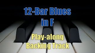 12Bar Blues in F  Backing Track [upl. by Adnalahs]