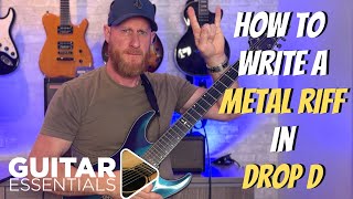 How to Write A Metal Riff in Drop D [upl. by Eppesiug]