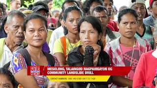 NEWSFLASH Mesolong Talaingod nagpahigayon og community landslide drill [upl. by Suolevram]