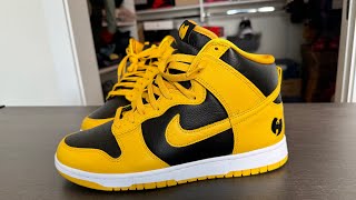 Nike Dunk High WuTang 2024 On Feet Review [upl. by Enaamuj]