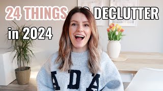 ✨ 24 Things to Declutter in 2024 ✨ Messy to Minimalist Mum UK [upl. by Loydie]