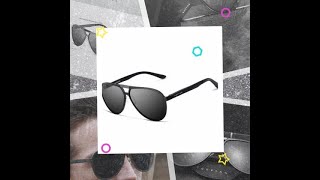 GUZTAG Polarized UV400 Protection Sunglasses Mens Designer Goggle Fashion Classic Outdoor Drivin [upl. by Leidag]