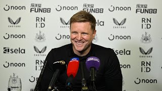 PRESS CONFERENCE  Eddie Howe preTottenham Hotspur H [upl. by Nywrad]