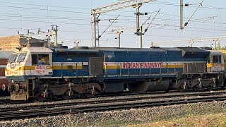 SABARMATI WDP4D Leading GandhigramBhavnagar Passenger Special [upl. by Lubbock]