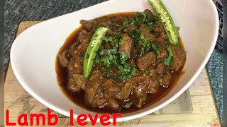 Lamb lever recipe with simple ingredientsenglish urdu [upl. by Ciprian]