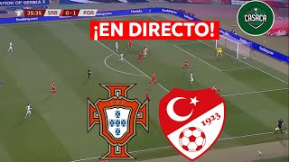 🚨 PORTUGAL vs TURQUIA EN VIVO 🔴 REPECHAJE  Rumbo al MUNDIAL de Qatar 2022 🏆 [upl. by Fafa139]