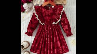 Unique frock design 2024fashionsummerfrockdesignforbabygirls2024youtubeshortsviralshorts [upl. by Ahsilet]