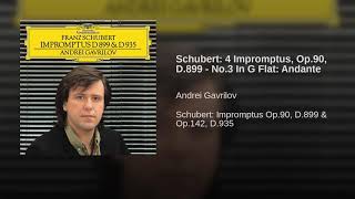 Schubert 4 Impromptus Op 90 D 899 No 3 In G Flat Andante [upl. by Ymled]