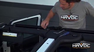 Bestop Supertop Replacement Soft Top Install on 2015 Jeep JKU  HavocOffroadcom [upl. by Georgetta]