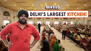 Delhis Biggest Langar at Gurudwara Bangla Sahib  Best Indian Food  Served 14 [upl. by Callum]