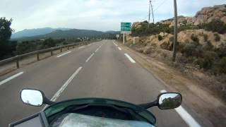 Motorcycling Corsica N196 Bonifacio Sartène [upl. by Egas144]