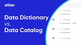 Demystifying Data Dictionaries vs Data Catalogs How They Strengthen Data Governance [upl. by Yentrok]