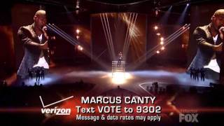 Marcus Canty  A Song For Mama  X Factor USA  Nov 22 2011 [upl. by Aceber]