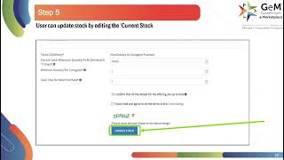 How to Update Stock in Expired Offering on GeM Portal [upl. by Ajar]