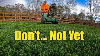 When to Aerate Your Lawn Spring 2024 [upl. by Sumedocin]