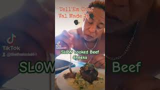 BEEF cheeks food eating eatingsounds asmr coooking eatingvideos [upl. by Lin731]