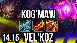 KOGMAW amp Neeko vs VELKOZ amp Thresh ADC  9 solo kills 56k DMG  EUNE Diamond  1415 [upl. by Harrell]