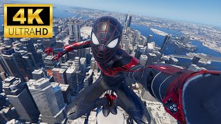 SPIDERMAN MILES MORALES Gameplay Walkthrough 4K 60FPS PS5  No Commentary [upl. by Eulalie506]