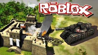 Roblox  MILITARY FORT INVASION  Siege Wars Roblox War Game [upl. by Alrrats131]