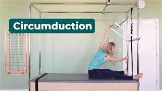 Circumduction on the Trapeze TableCadillac ⎮Pilates Encyclopedia [upl. by Sophie]