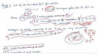 Measure theory 50 Lebesgue measurability is preserved in pointwise convergence [upl. by Eleinad]