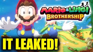 Mario amp Luigi Brothership Has Leaked 25 Weeks Ahead of Release [upl. by Cottle]