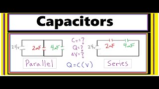 Capacitors in Series vs Parallel Concepts amp Calculations [upl. by Atled]