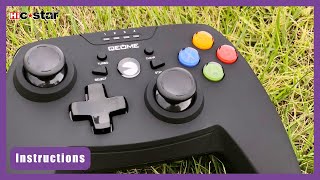 Qeome Multiplatform series Gamepad Instructions [upl. by Millman409]