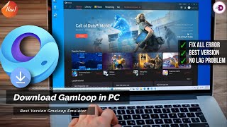 How To Download Gameloop Emulator in PC and Laptop  Fix All Error  Gameloop Install in PC [upl. by Ayortal]