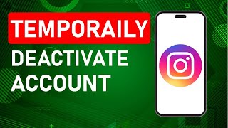 How to Temporarily Deactivate Instagram Account [upl. by Temp517]