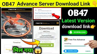 FF advance server  How to Download OB47 advanced server  free fire advance server kaise open karen [upl. by Hoon]