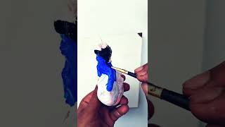 Krishna ji murti painting  krishna ji murti paint kaise kare art krishna drawing ytshorts [upl. by Cody]