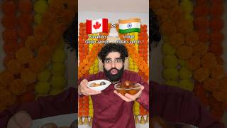 Canadian Gulab Jamun vs Indian Gulab Jamun  ​⁠​⁠mtrinternational [upl. by Iruy347]