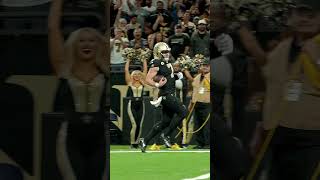 Taysom Hill 75yd TD RUN saints nfl shorts [upl. by Aihtnamas8]