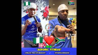 Aerobic Fitness 🇳🇬❤️🇿🇦 aerobicfitness chiloxtheexuberant fitness viral fyp shorts [upl. by Eula483]