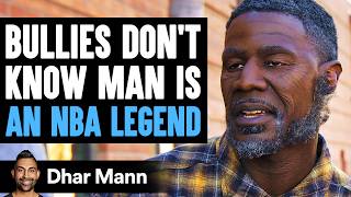 BULLIES Dont Know Man Is An NBA LEGEND Ft TheLethalShooter  Dhar Mann Studios [upl. by Nauqe729]