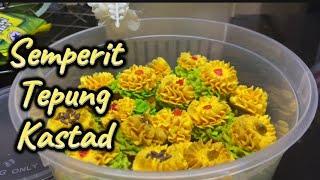 SEMPERIT TEPUNG KASTAD🌻🥰biskut biskutraya semperit kuih kuihtradisi kuihmuih [upl. by Llednahc462]